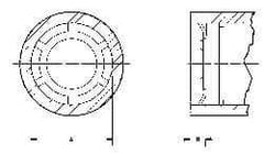 Thomson Industries - 16mm Internal Retaining Ring - For Use with Linear Bearing SSE M16, MA M16 - Americas Industrial Supply