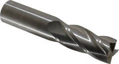 OSG - 1", 2-1/4" LOC, 1" Shank Diam, 5" OAL, 4 Flute, Solid Carbide Square End Mill - Single End, Uncoated, Spiral Flute, 30° Helix, Centercutting, Right Hand Cut, Right Hand Flute, Series 464 - Americas Industrial Supply