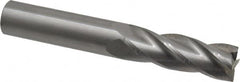 OSG - 3/4", 2-1/4" LOC, 3/4" Shank Diam, 5" OAL, 4 Flute, Solid Carbide Square End Mill - Single End, Uncoated, Spiral Flute, 30° Helix, Centercutting, Right Hand Cut, Right Hand Flute, Series 464 - Americas Industrial Supply