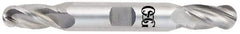 OSG - 7/16" Diam, 7/8" LOC, 4 Flute Solid Carbide Ball End Mill - Uncoated, Double End, 4" OAL, 1/2" Shank Diam, Spiral Flute - Americas Industrial Supply