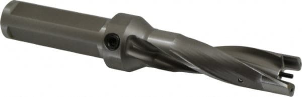 Kennametal - 23.81 to 24mm Diam, 3xD, 72mm Max Depth, 1" Shank Diam, 100.58mm Flute, 196.85mm OAL, Replaceable Tip Drill - KSEM0938 Insert, 4 Seat Size, Series KSEM - Americas Industrial Supply