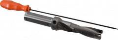 Kennametal - 25.4 to 25.9mm Diam, 3xD, 78mm Max Depth, 1" Shank Diam, 109.47mm Flute, 206.38mm OAL, Replaceable Tip Drill - KSEM1000 Insert, 5 Seat Size, Series KSEM - Americas Industrial Supply