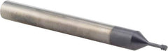 Iscar - #4-40 UNC, 0.083" Cutting Diam, 3 Flute, Solid Carbide Helical Flute Thread Mill - Internal Thread, 1/4" LOC, 2-1/2" OAL, 1/4" Shank Diam - Americas Industrial Supply