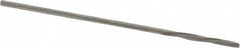 Magafor - #65 Solid Carbide 4 Flute Chucking Reamer - Spiral Flute, 0.035" Straight Shank, 9/32" Flute Length, 1-5/16" OAL - Americas Industrial Supply