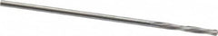 Magafor - #60 Solid Carbide 4 Flute Chucking Reamer - Spiral Flute, 0.0402" Straight Shank, 9/32" Flute Length, 1-5/16" OAL - Americas Industrial Supply