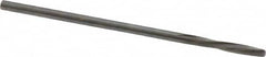 Magafor - 1.4986mm Solid Carbide 4 Flute Chucking Reamer - Spiral Flute, 0.059" Straight Shank, 25/64" Flute Length, 1-9/16" OAL - Americas Industrial Supply