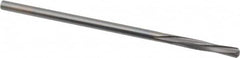 Magafor - 5/64" Solid Carbide 4 Flute Chucking Reamer - Spiral Flute, 0.078" Straight Shank, 7/16" Flute Length, 1-31/32" OAL - Americas Industrial Supply