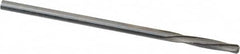 Magafor - #45 Solid Carbide 4 Flute Chucking Reamer - Spiral Flute, 0.0819" Straight Shank, 7/16" Flute Length, 1-31/32" OAL - Americas Industrial Supply