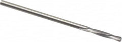 Magafor - 2.1311mm Solid Carbide 4 Flute Chucking Reamer - Spiral Flute, 0.0839" Straight Shank, 7/16" Flute Length, 1-31/32" OAL - Americas Industrial Supply