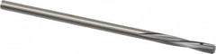 Magafor - #44 Solid Carbide 4 Flute Chucking Reamer - Spiral Flute, 0.0858" Straight Shank, 7/16" Flute Length, 1-31/32" OAL - Americas Industrial Supply