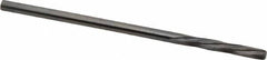 Magafor - 2.4105mm Solid Carbide 6 Flute Chucking Reamer - Spiral Flute, 0.0949" Straight Shank, 19/32" Flute Length, 2-1/4" OAL - Americas Industrial Supply