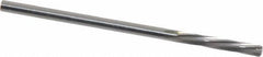 Magafor - 2.5705mm Solid Carbide 6 Flute Chucking Reamer - Spiral Flute, 0.1012" Straight Shank, 19/32" Flute Length, 2-1/4" OAL - Americas Industrial Supply