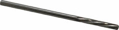 Magafor - #37 Solid Carbide 6 Flute Chucking Reamer - Spiral Flute, 0.1039" Straight Shank, 19/32" Flute Length, 2-1/4" OAL - Americas Industrial Supply