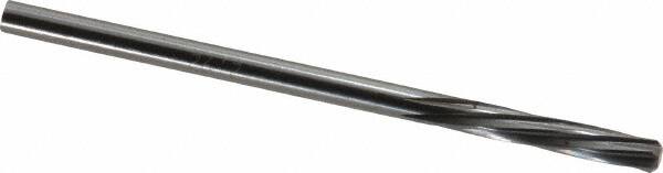 Magafor - 2.921mm Solid Carbide 6 Flute Chucking Reamer - Spiral Flute, 0.115" Straight Shank, 19/32" Flute Length, 2-1/4" OAL - Americas Industrial Supply