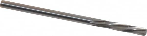 Magafor - #31 Solid Carbide 6 Flute Chucking Reamer - Spiral Flute, 0.1201" Straight Shank, 19/32" Flute Length, 2-1/4" OAL - Americas Industrial Supply