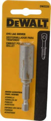 DeWALT - 1/4" Hex Bit Holder - 1/4" Hex Drive, 2-9/16" OAL - Americas Industrial Supply