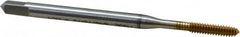 Emuge - #4-40 UNC 2BX Modified Bottoming Thread Forming Tap - High Speed Steel, TiN Finish, 2.205" OAL, 0.433" Thread Length, Series Rekord Druck-S - Americas Industrial Supply