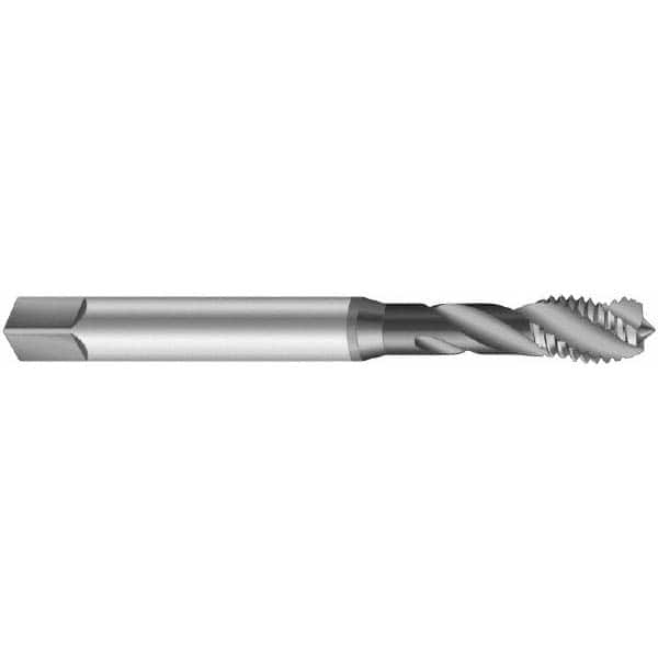 Emuge - 1-3/8 - 8 UNS, 5 Flute, Oxide Finish Cobalt Medium Spiral Flute Tap - Americas Industrial Supply