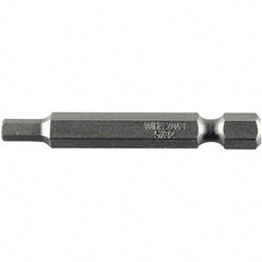 Wiha - 2.5mm Hex Power Bit - 1/4" Drive, 50mm OAL - Americas Industrial Supply