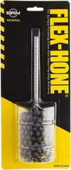 Brush Research Mfg. - 15/16" to 1-3/4" Bore Diam, 400 Grit, Aluminum Oxide Flexible Hone - Extra Fine, 8" OAL - Americas Industrial Supply