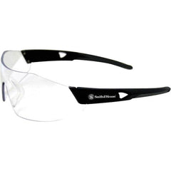 Smith & Wesson - Clear Lenses, Frameless Safety Glasses - Anti-Fog, Scratch Resistant, Polycarbonate Frame, Size Universal, Wrap Around - Americas Industrial Supply