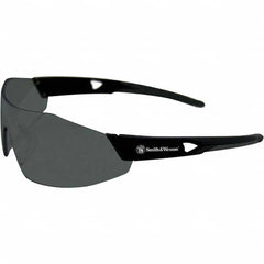 Smith & Wesson - Smoke Lenses, Frameless Safety Glasses - Anti-Fog, Scratch Resistant, Polycarbonate Frame, Size Universal, Wrap Around - Americas Industrial Supply