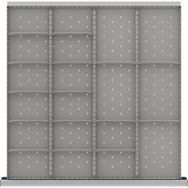 LISTA - 19-Compartment Drawer Divider Layout for 3.15" High Drawers - Americas Industrial Supply