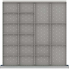 LISTA - 19-Compartment Drawer Divider Layout for 3.15" High Drawers - Americas Industrial Supply
