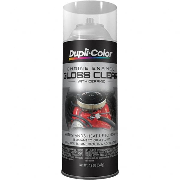 Krylon - 12 oz Clear Automotive Heat Resistant Paint - High Gloss Finish, Comes in Aerosol Can - Americas Industrial Supply