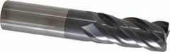 ProMax - 3/4", 4 Flute, Single End, Solid Carbide, 0.03" Corner Radius End Mill - 4" OAL, 40° Helix, Right Hand Flute, 1-5/8" LOC, Right Hand Cut - Americas Industrial Supply