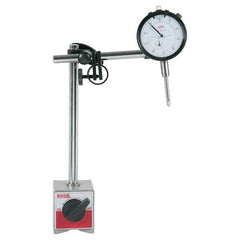 SPI - 0.001" Graduation, 0-100 Dial Reading, Dial Indicator & Base Kit - 63mm Base Length x 50mm Base Width x 55mm Base Height, 2-1/4" Dial Diam - Americas Industrial Supply