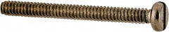 Value Collection - M1.6x0.35 Metric Coarse, 16mm Length Under Head Slotted Drive Machine Screw - Fillister Head, Grade 316 & A4 Stainless Steel, Uncoated, Without Washer - Americas Industrial Supply
