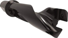 Allied Machine and Engineering - Series 32, 32 to 35mm Diam, 1-1/2" Diam Straight Shank with Flange, Straight Flute Spade Drill - 4-9/64" Max Depth, 6-29/64" Body Length, 8-59/64" OAL, Standard Length, Through Coolant - Americas Industrial Supply