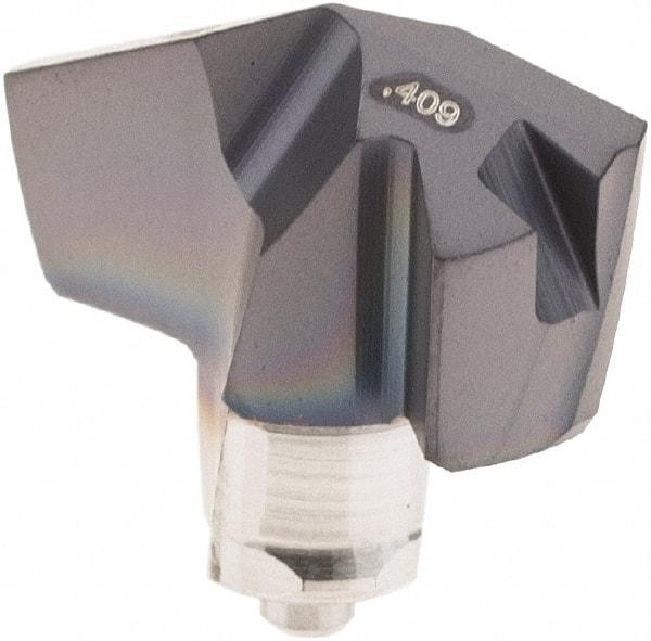 Iscar - Series ICP, 0.409" Diam Grade IC908 140° Replaceable Drill Tip - Carbide, TiAlN Finish, 10 Seat Size, Through Coolant - Americas Industrial Supply