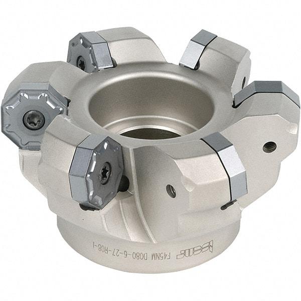 Iscar - 137mm Cut Diam, 40mm Arbor Hole, 5.5mm Max Depth of Cut, 45° Indexable Chamfer & Angle Face Mill - 8 Inserts, ONH.. Insert, Right Hand Cut, 8 Flutes, Series 16Mill - Americas Industrial Supply