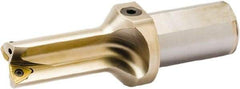 Seco - 3.228" Max Drill Depth, 2xD, 1.614" Diam, Indexable Insert Drill - 2 Inserts, 1-1/2" Shank Diam, Straight Shank - Americas Industrial Supply