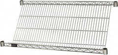 Quantum Storage - 1 Shelf Wire Shelving Unit - 48" Wide x 24" Deep x 1" High, - Americas Industrial Supply