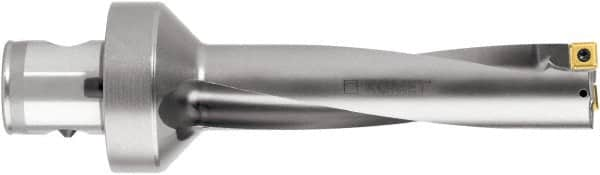 Komet - 140mm Max Drill Depth, 4xD, 34.9mm Diam, Indexable Insert Drill - 2 Inserts, ABS 63 Modular Connection Shank - Americas Industrial Supply