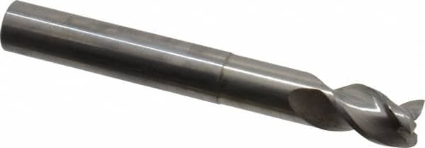 Niagara Cutter - 3/8", 3 Flute, Single End, Solid Carbide, 0.015" Corner Radius End Mill - 3" OAL, 40° Helix, Right Hand Flute, 1/2" LOC, Right Hand Cut, 1-3/8" Extended Reach - Americas Industrial Supply