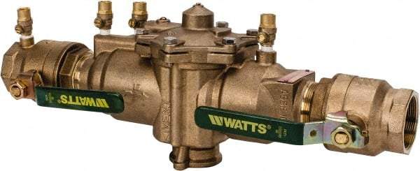 Watts - 2 Thread, Backflow Preventer Valve - Lead-Free, Use with Potable Water Applications - Americas Industrial Supply