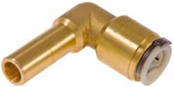 Watts - 1" Outside Diam, Lead Free Tube to Stem Elbow - 250 Max psi, Tube to Male NPT Connection, EPDM O-Ring, Lead-Free - Americas Industrial Supply