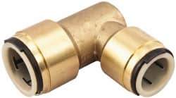 Watts - 1 x 3/4" Tube OD, Lead Free Brass Push-to-Connect Tube Union Elbow - Tube to Tube Connection, 250 Max psi, EPDM O-Ring - Americas Industrial Supply