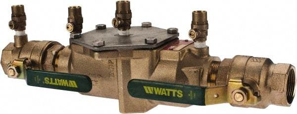 Watts - 1-1/4 Thread, Backflow Preventer Valve - Lead-Free, Use with Potable Water Applications - Americas Industrial Supply