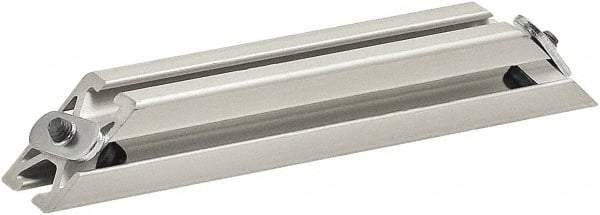 80/20 Inc. - 25mm Wide, Open Shelving Accessory/Component - Aluminum, Clear Anodized Finish, 160mm Long, Use with 2525 - Americas Industrial Supply