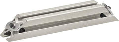 80/20 Inc. - 25mm Wide, Open Shelving Accessory/Component - Aluminum, Clear Anodized Finish, 160mm Long, Use with 2525 - Americas Industrial Supply