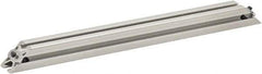 80/20 Inc. - 25mm Wide, Open Shelving Accessory/Component - Aluminum, Clear Anodized Finish, 320mm Long, Use with 2525 - Americas Industrial Supply