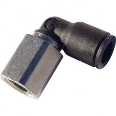 Legris - Plastic Push-To-Connect Tube Fittings Type: Female Elbow Tube Outside Diameter (mm): 10 - Americas Industrial Supply