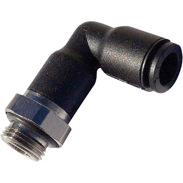 Legris - Plastic Push-To-Connect Tube Fittings Type: Extended Male Elbow Tube Outside Diameter (Inch): 1/8 - Americas Industrial Supply
