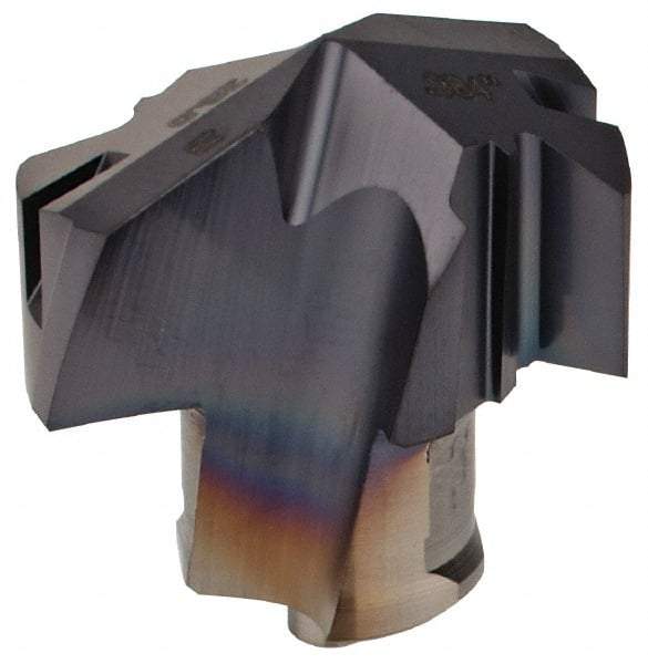 Iscar - Series ICM, 0.984" Diam Grade IC908 140° Replaceable Drill Tip - Carbide, TiAlN Finish, 25 Seat Size, Through Coolant - Americas Industrial Supply