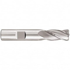 SGS - 3/4", 4 Flute, Single End, Solid Carbide, 0.015" Corner Radius End Mill - 4" OAL, 30° Helix, Right Hand Flute, 1-1/2" LOC, Right Hand Cut - Americas Industrial Supply